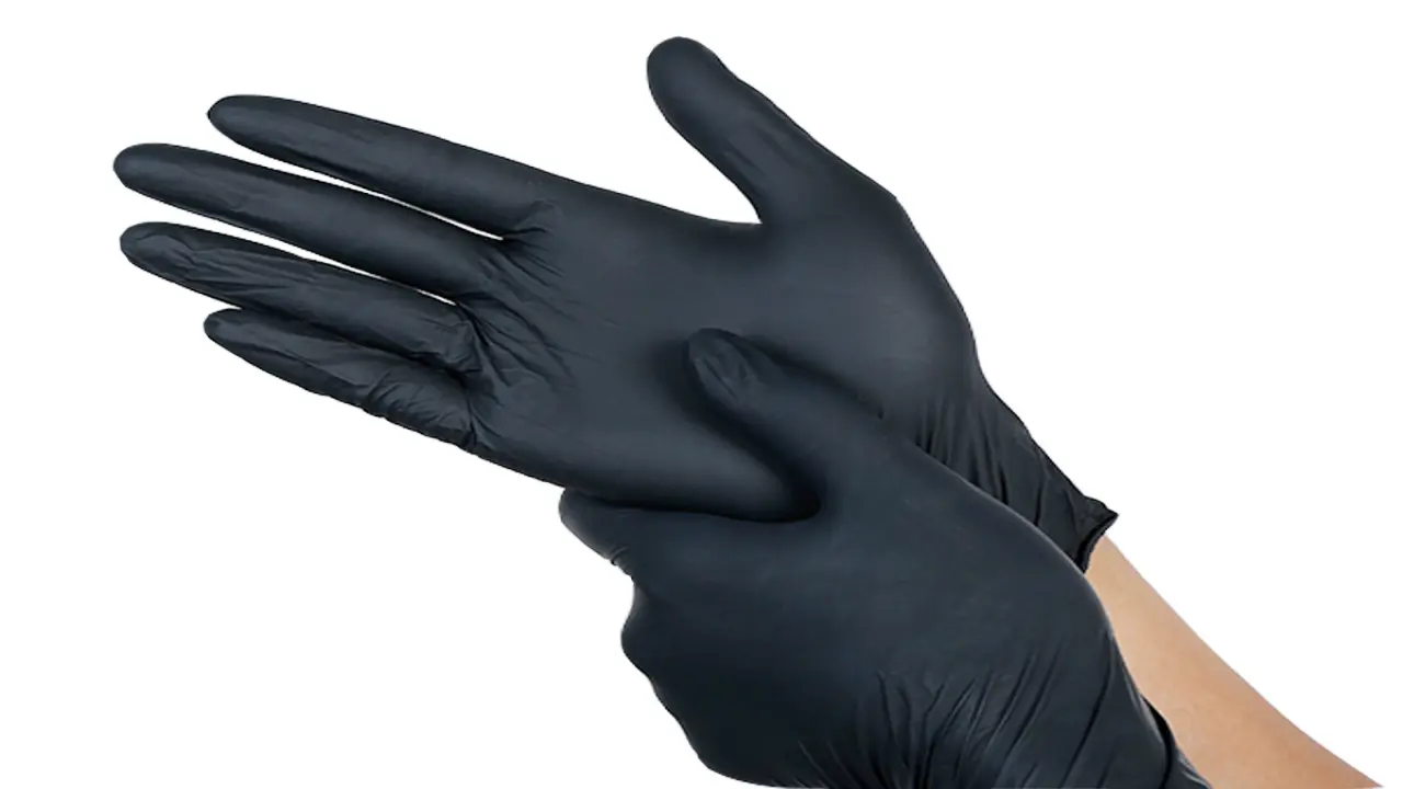 Black Nitrile Gloves