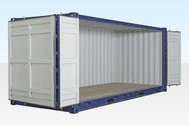 Open Side Container